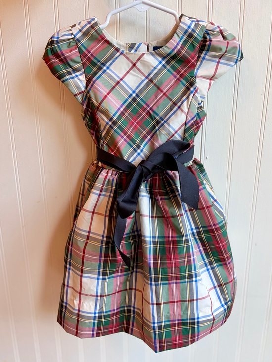 Ralph Lauren Other - NWT Polo Ralph Lauren Girls Classic Plaid Twill Dress with Black Bow Size 2T